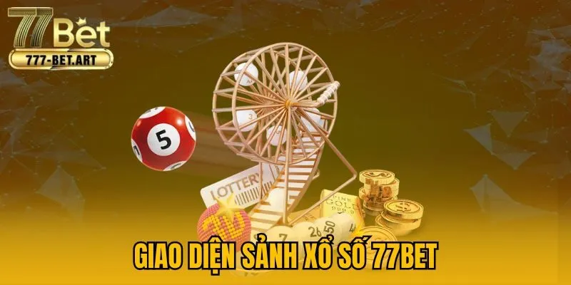 Giao diện sảnh xổ số 77BET