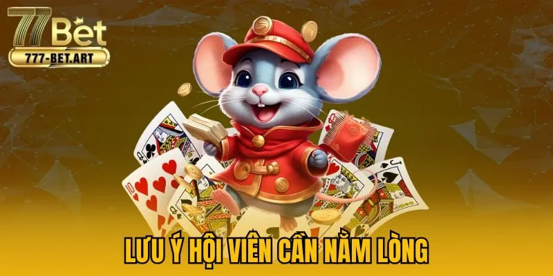 Lưu ý hội viên cần nằm lòng